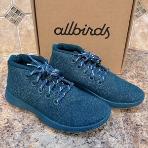 Allbirds Mizzle Wool Runner Up Sneaker Deep Emerald Size 8 New